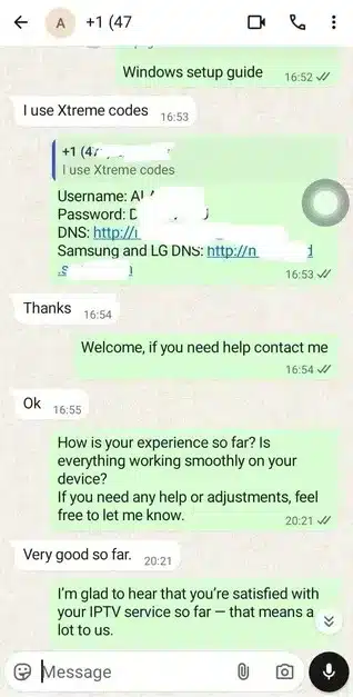 faq - IPTV BOSS reliable service testimonial